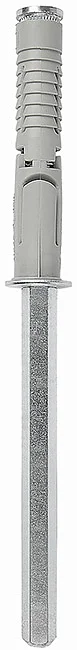 AL01 - Hexagonal steel bracket with nylon plug, for shelves fixing